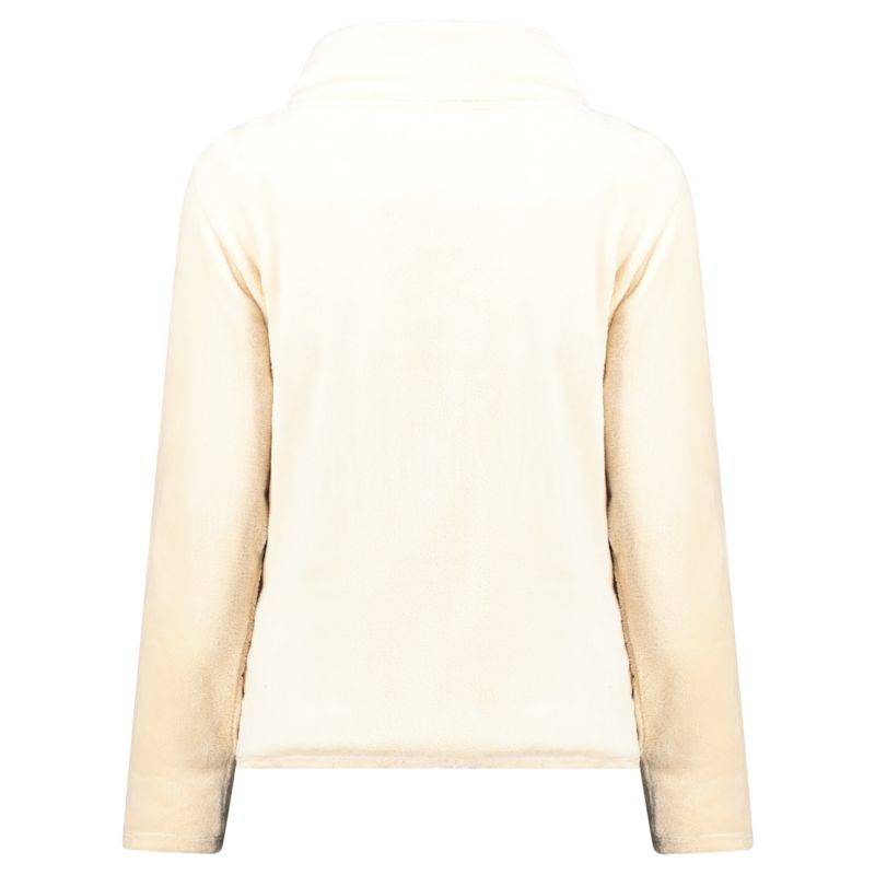 Women’s Fleece Jacket Geographical Norway TICARINA OFF WHITE DB LADY 0124 (WZ8084F/GN-OFF WHITE)