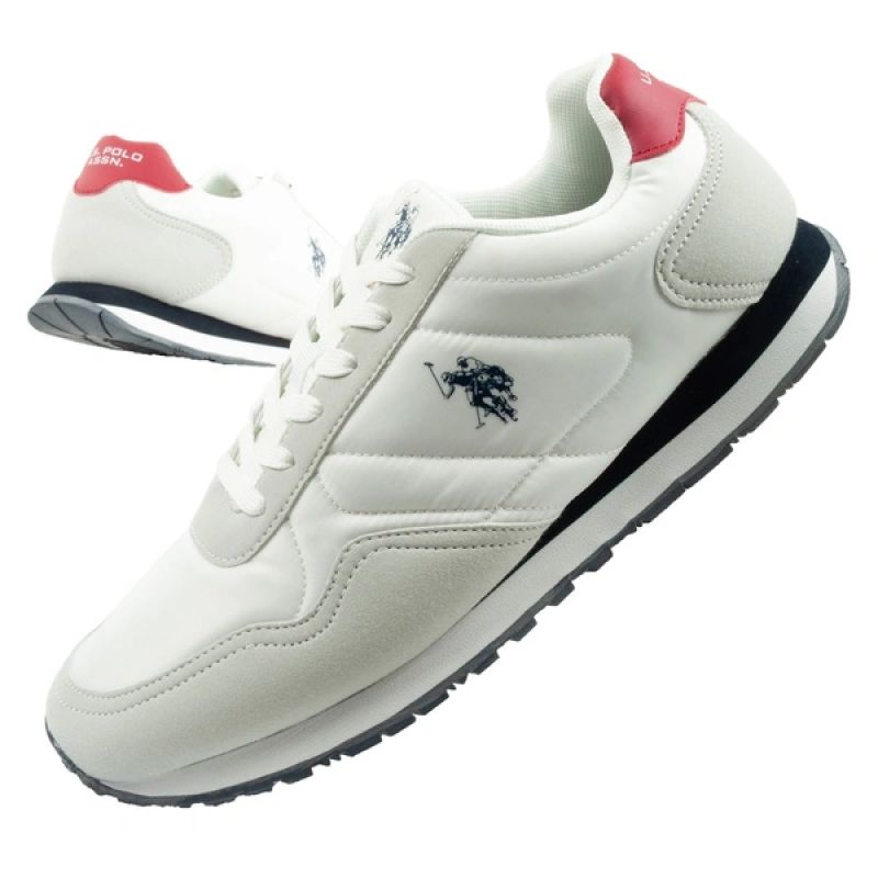 US Polo Assn sports shoes sneakers men's fashionable comfortable white Your Sports Performance