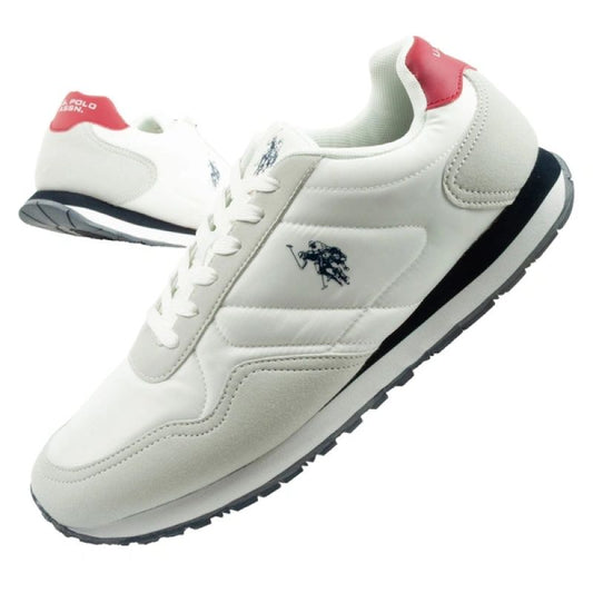 US Polo Assn sports shoes sneakers men's fashionable comfortable white Your Sports Performance