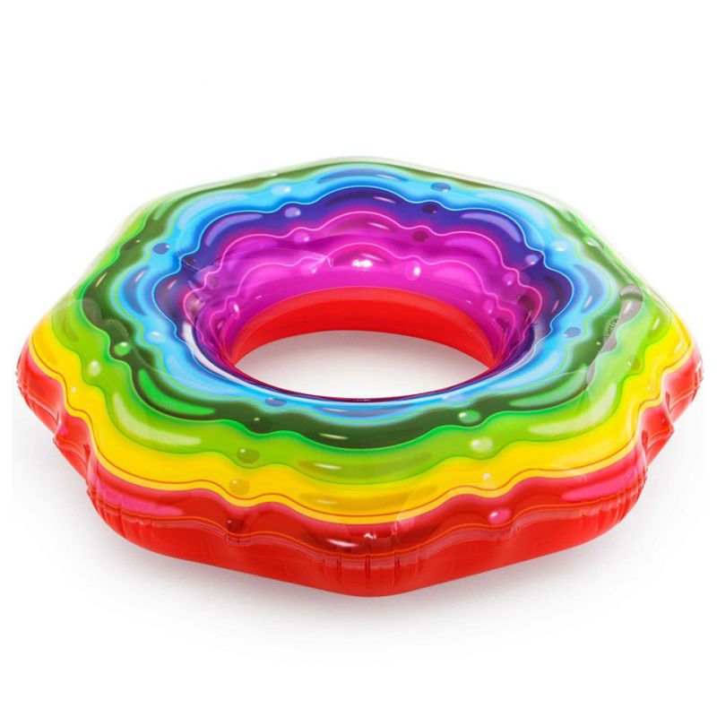 Bestway Rainbow 115cm 36163 7463 swimming wheel Accessories/Swimming accessories/Motylki, Pływaczki, Kółka, Piłki, Pontony Your Sports Performance