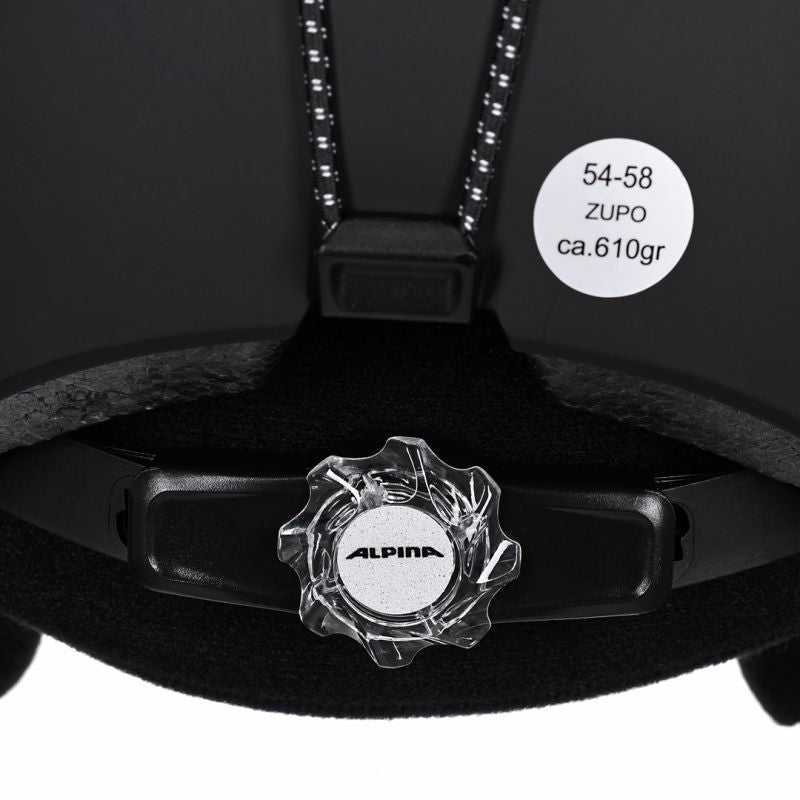 ALPINA ZUPO BLACK MATT 54-58 ski helmet Narciarstwo/Kaski Your Sports Performance