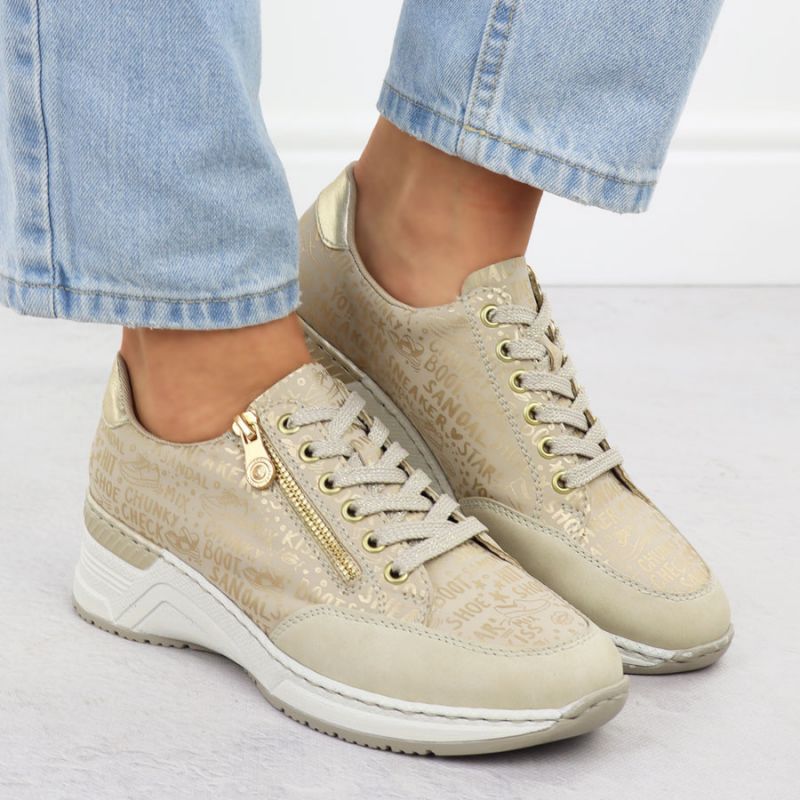 Rieker W N4316 RKR760 wedge sneakers