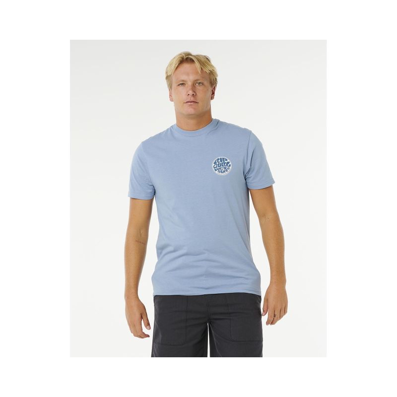 RIP CURL Wettie Passage Icon Tee Blue