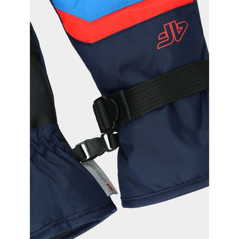 Boys' ski gloves 4F Junior 4FJWAW24AFGLM129-33S Clothing Your Sports Performance