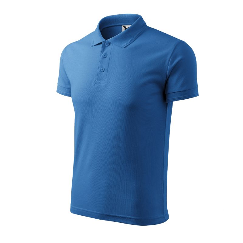 Malfini Pique Polo M MLI-20314 polo shirt (azure) Clothing/Lifestyle/T-shirts/Malfini/Polo Malfini