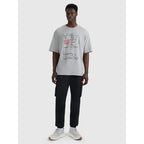 Men's oversize printed T-shirt 4F 4FRAW25TTSHM3257-27M 4f