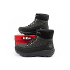 Lee Cooper women's winter hiking sports shoes, insulated, black, eco-leather Lee Cooper