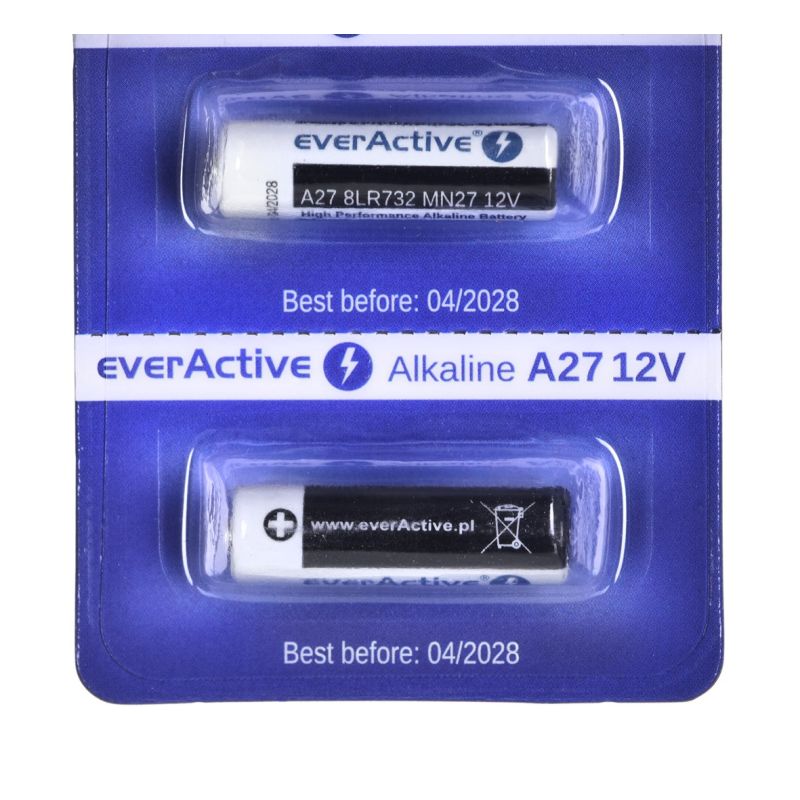 EVERACTIVE ALKALINE BATTERIES 27A 12V, BLISTER 5 PCS 27A5BL Baterie, akumulatorki i ładowarki/Baterie Your Sports Performance