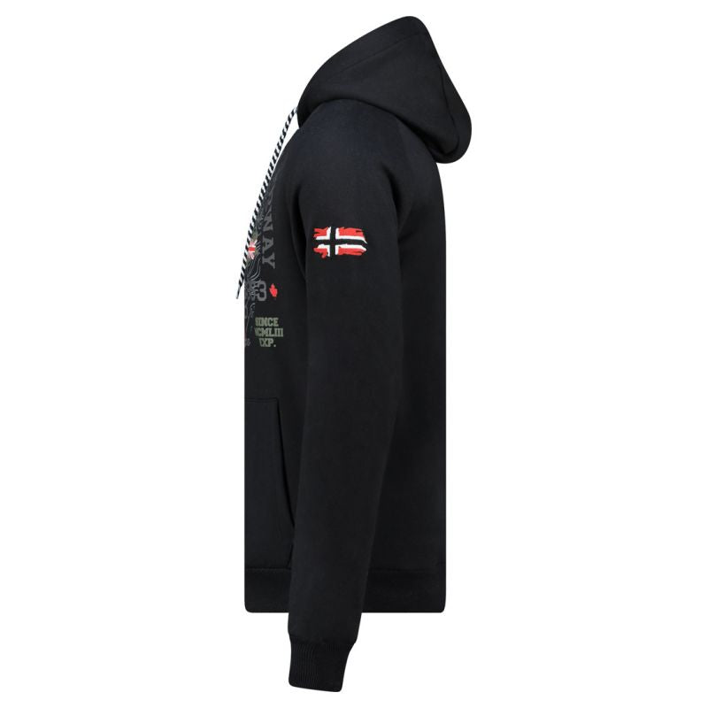 Geographical Norway Gexpe DB 100 M sweatshirt WZ3003H/GN-Black Clothing/Outdoor/Geographical Norway Your Sports Performance