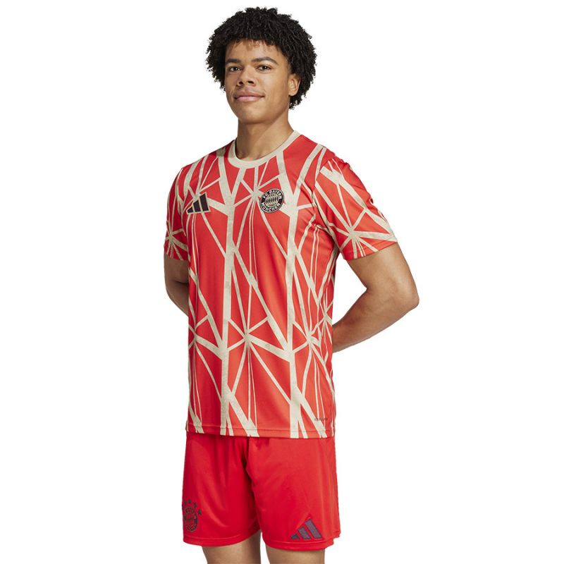 adidas FC Bayern Pre-Match JSY M JD8335 T-shirt Clothing/Football Adidas