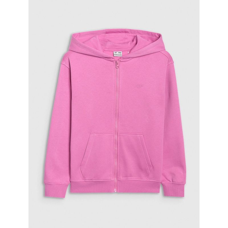 Girls’ 4F Zip-Up Hooded Sweatshirt 4FJRAW25TSWSF2466-54S