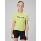 Girls' quick-drying sports T-shirt 4F 4FJRSS26TFTSF2386-45S 4f