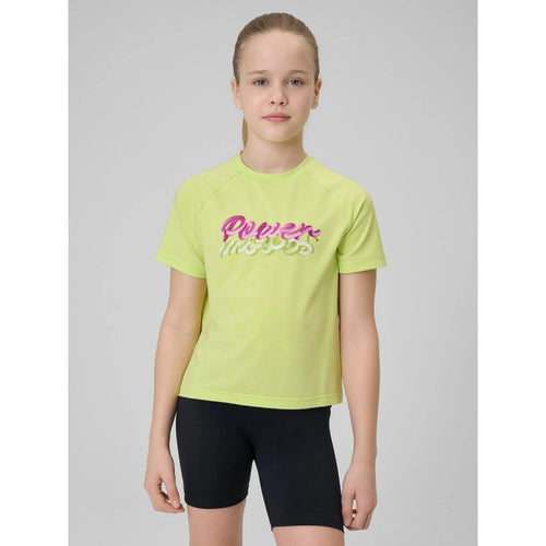 Girls' quick-drying sports T-shirt 4F 4FJRSS26TFTSF2386-45S 4f