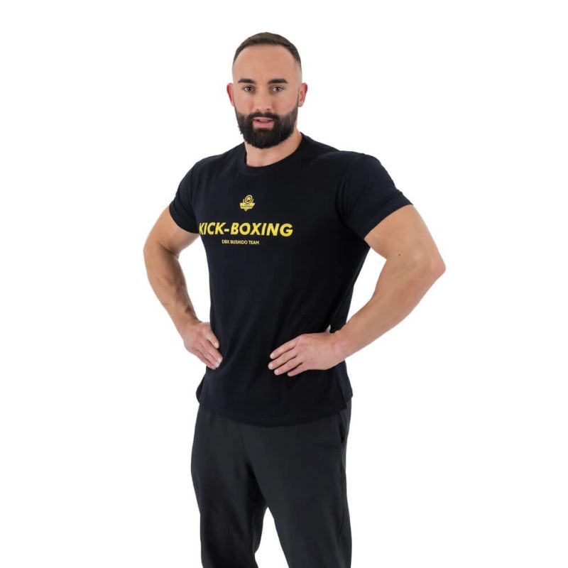 Cotton T-shirt "Kick-boxing" - M ODZIEŻ - Koszulki treningowe Your Sports Performance