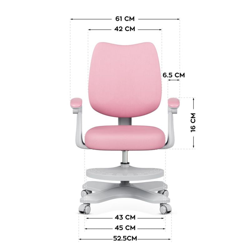Junior 4.6 Pink Swivel Chair Fotele/Fotele biurowe Your Sports Performance