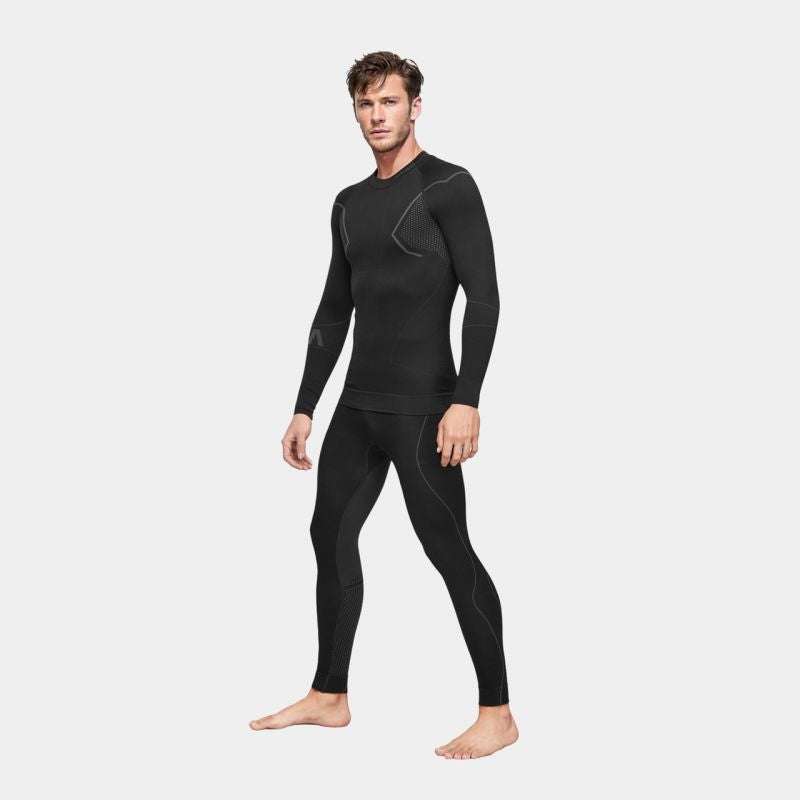Alpinus Active Base Layer Set thermoactive underwear black and gray M GT43257 Clothing/Ski/Alpinus Your Sports Performance