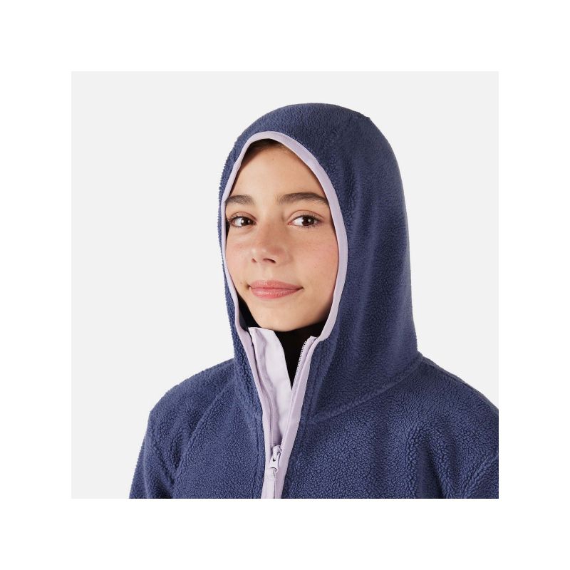 ROSSIGNOL JR ALLTRACK ANORAK FLEECE children's sweatshirt blue
