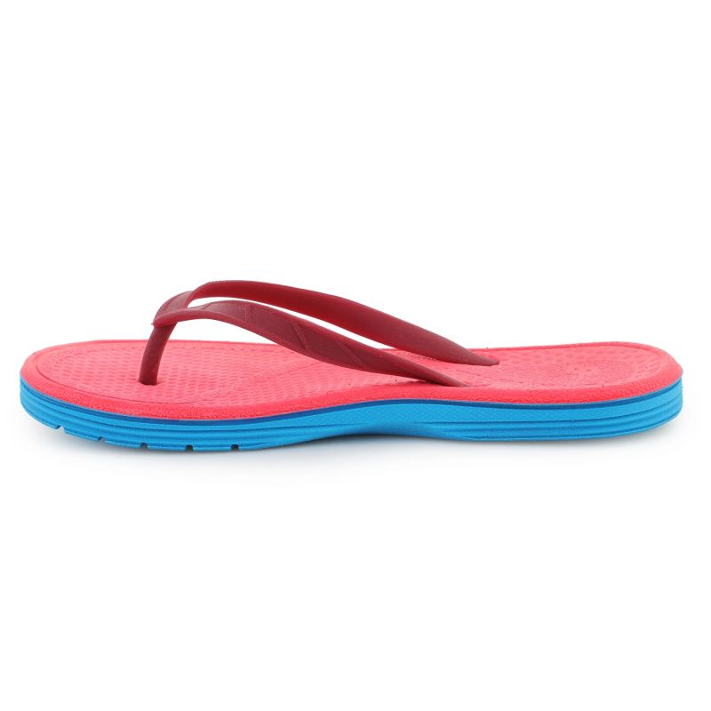 NEW BALANCE WOMEN`S PRO THONG FLOPS BLUE/MAROON/PINK NBW6076BMP