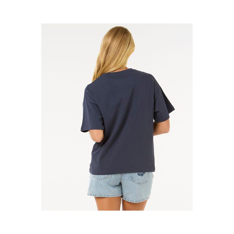 RIP CURL Surf Puff Relaxed Tee, navy blue