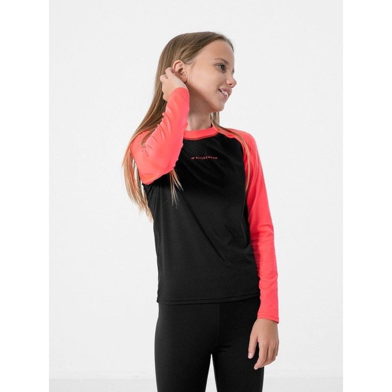 Girls' thermal underwear (top) 4F HJZ22-JBIDD001 Dziewczyna/Odzież/Bielizna termoaktywna Your Sports Performance