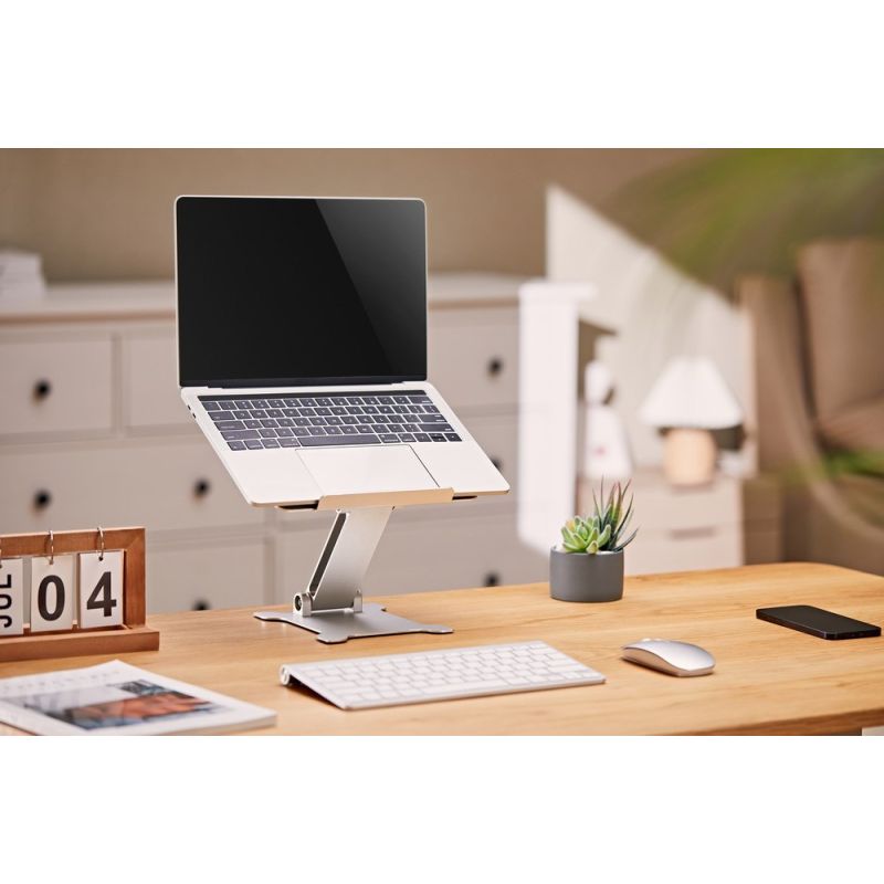 GEMBIRD FOLDABLE NOTEBOOK STAND 15.6" SILVER