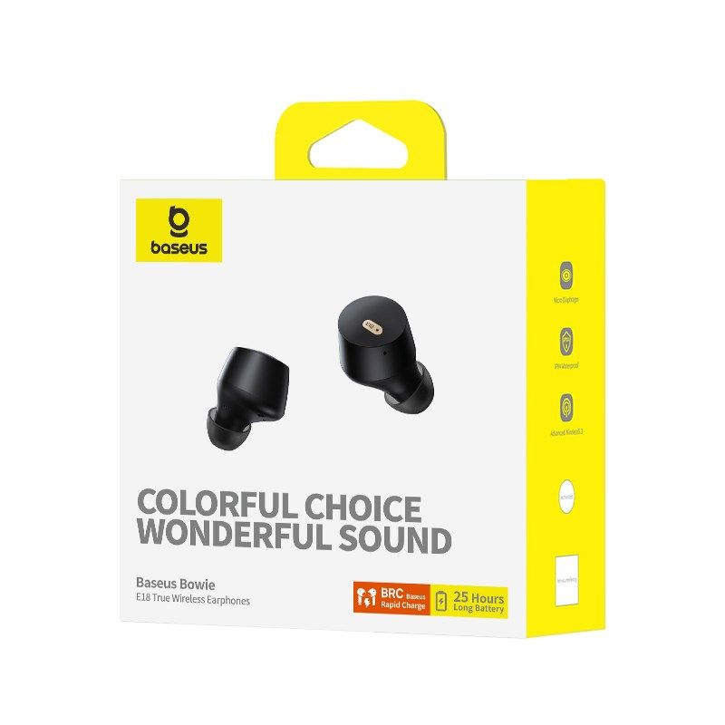 Baseus Bowie E18 Wireless Headphones (Black) In preparation Your Sports Performance