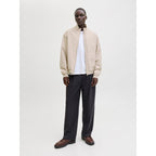 Jack&Jones men's bomber jacket JJECHARGE STAND COLLAR BOMBER NOOS 12288895 MOONBEAM