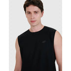 Men's tank top regular plain 4F 4FWMM00TSLEM125-20S *Kategoria tymczasowa Your Sports Performance