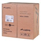 Lanberg LCU6-12CU-0305-S network cable (UTP; 305m; cat. 6; gray) Kable, gniazda i wtyki/Kable sieciowe Your Sports Performance