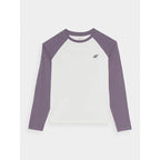 Longsleeve regular plain girls 4F Junior 4FJWAW24TLONF291-51S *Kategoria tymczasowa Your Sports Performance