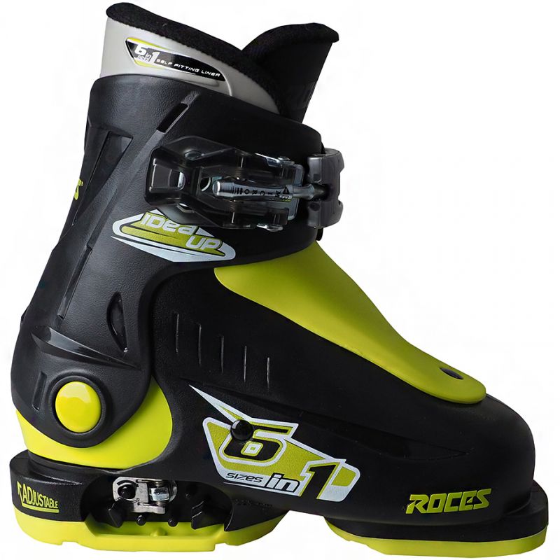 Roces Idea Up ski boots black-lime Jr 450490 18 Footwear/Ski Your Sports Performance