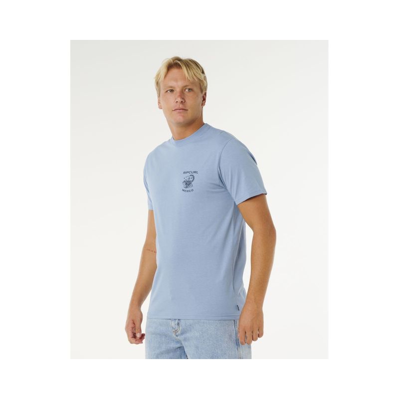 Men's T-shirt RIP CURL Desti Animals Tee blue