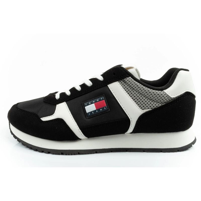 Tommy Hilfiger Men's Tjm Runner Casual Black Sneakers Tommy Hilfiger