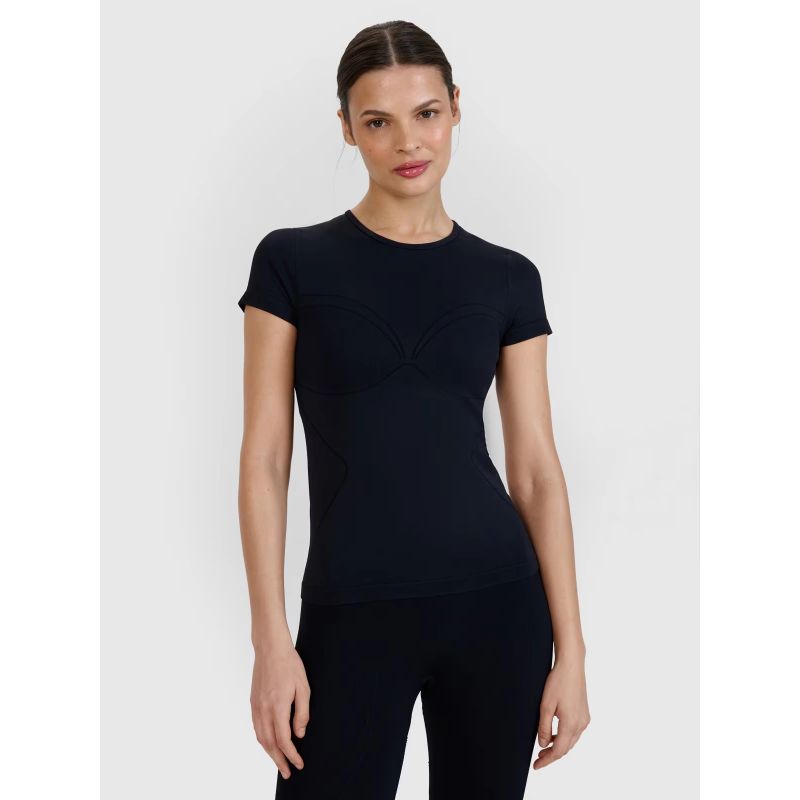 Women's quick-drying yoga and pilates t-shirt 4F 4FWSS25TFTSF1270-20S 4f
