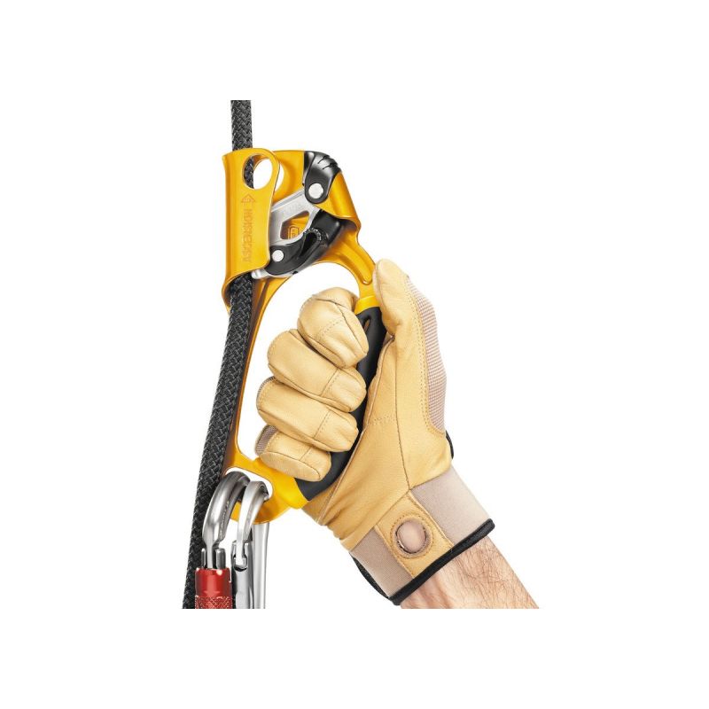 Petzl ASCENSION right-hand ascender, black and yellow Wspinaczka/Akcesoria Your Sports Performance