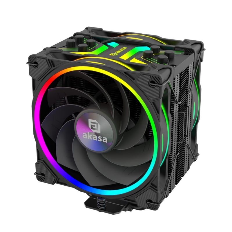 Akasa H4 Plus CPU cooler + AR12 Reverse Blade Fan Chłodzenie/Chłodzenie CPU Your Sports Performance