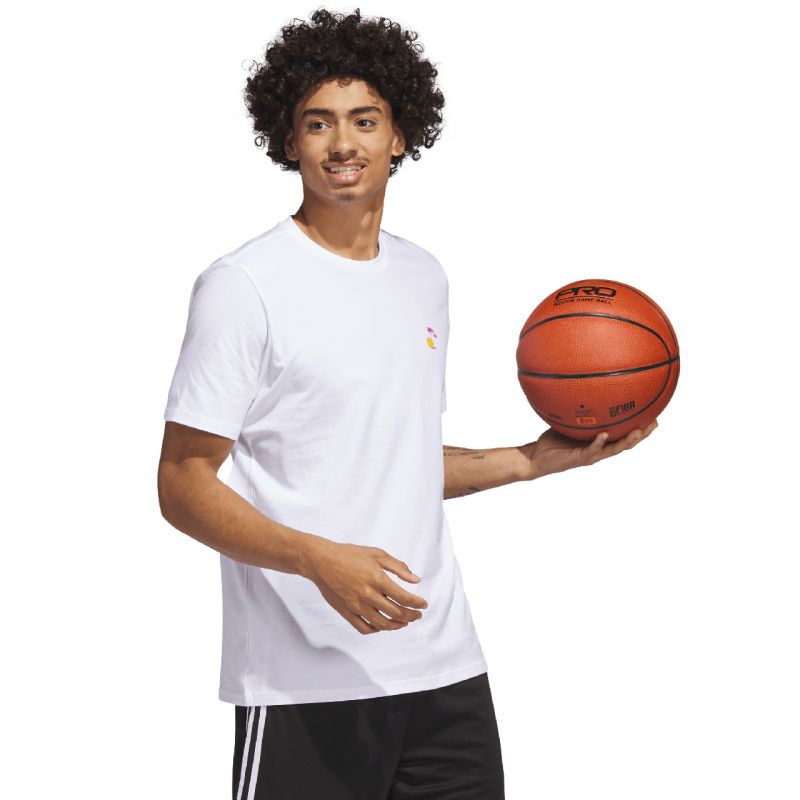 Adidas Lil Stripe Spring Break Graphic Short Sleeve Basketball Tee M IC1868 Clothing/Lifestyle/T-shirts Adidas