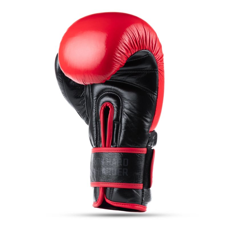Warrior RED Genuine Leather Boxing Gloves rękawice treningowe Your Sports Performance
