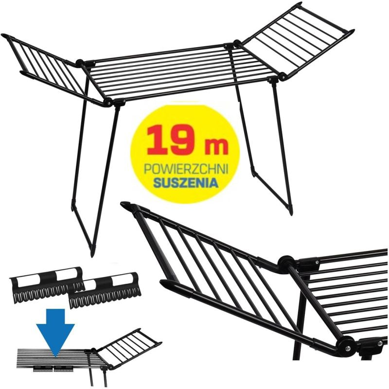 PROMIS BLACK LAUNDRY DRYER AMALFI SU120 AGD - Produkty/Suszarki łazienkowe i wolnostojące Your Sports Performance