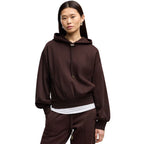 Puma Her Relaxed Hoodie women's sweatshirt brown 694027 33