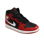 Air Jordan 1 Mid Men's Basketball Shoe Black/Gym Red/White - DQ8426-061 Obuwie/Buty na co dzień Your Sports Performance