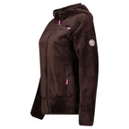 Women’s Fleece Jacket Geographical Norway UPALOOD BROWN DB LADY 047-1 (WZ4176F/GN-BROWN)
