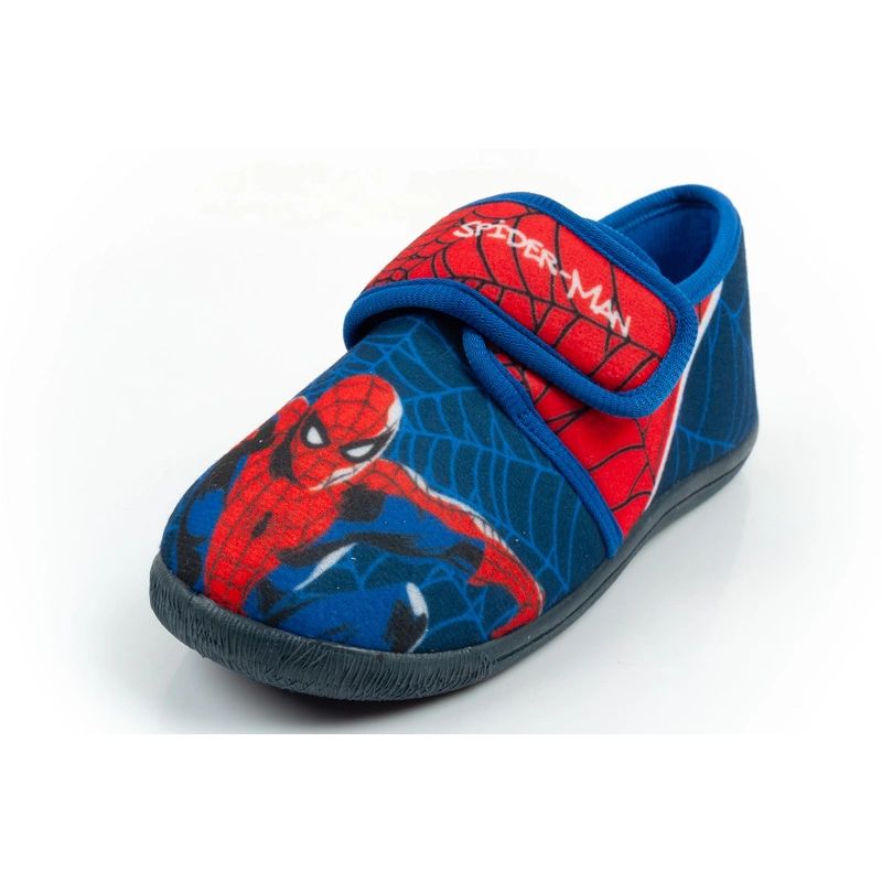 Leomil children's shoes Spiderman slippers with Velcro for kindergarten