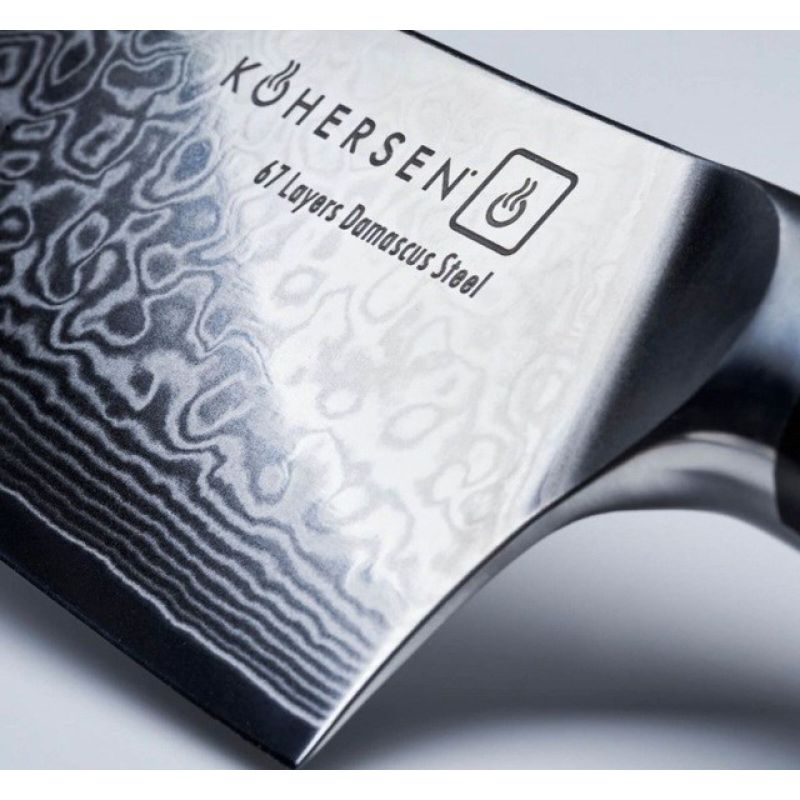 Cleaver Kohersen Elegance Ebony Wood cleaver 16.5 cm AGD - Produkty/Sztućce i przybory kuchenne Your Sports Performance