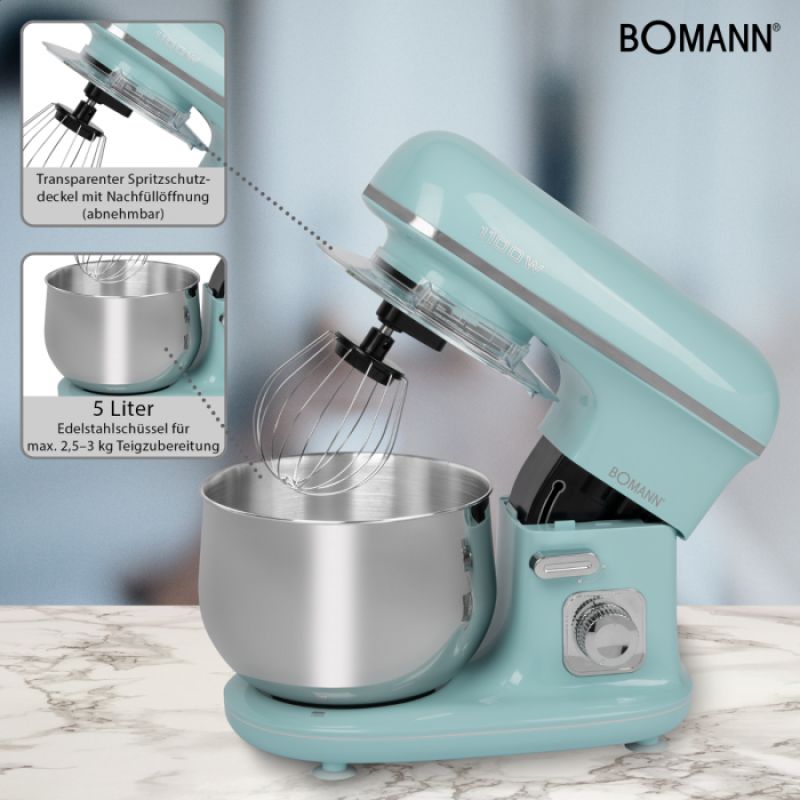 Bomann KM 6030 Mint Food Processor AGD - Produkty/Roboty kuchenne Your Sports Performance