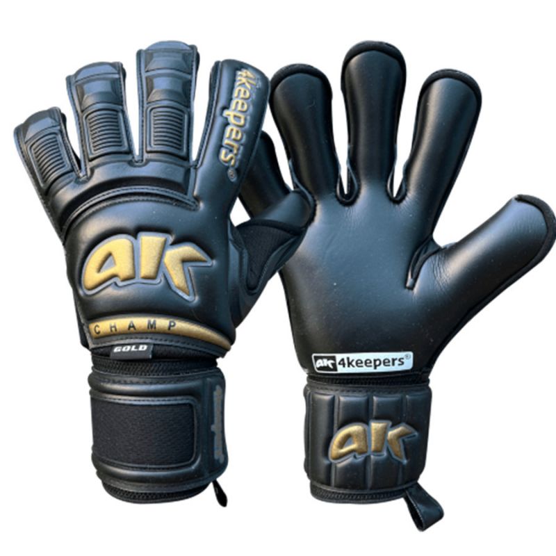4keepers Champ Gold Black VI RF2 M S906441 goalkeeper gloves Accessories/Gloves/4keepers Your Sports Performance