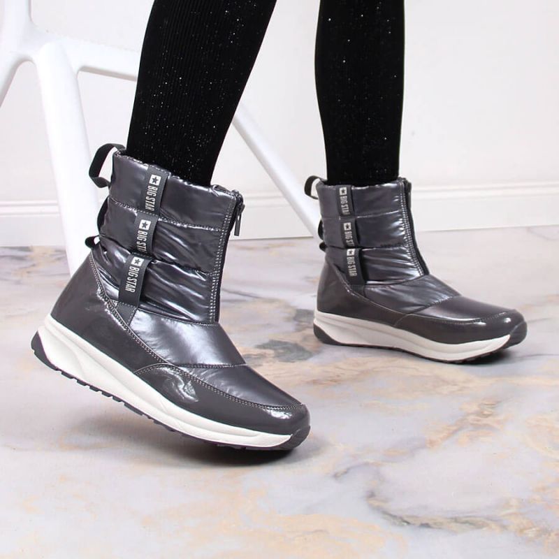 Metallic insulated snow boots Big Star W INT1785A Footwear/Lifestyle Your Sports Performance