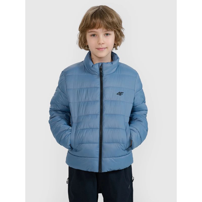 Boy's down jacket with synthetic filling 4F 4FJWSS25TDJAM520-32S *Kategoria tymczasowa Your Sports Performance