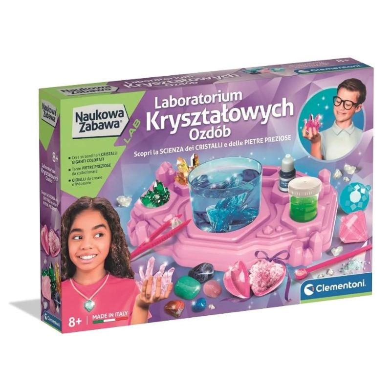 Clementoni Science Fun - Crystal Ornaments Laboratory (Gry i zabawki) Edukacja i rozwój/Wspomaganie nauki Your Sports Performance