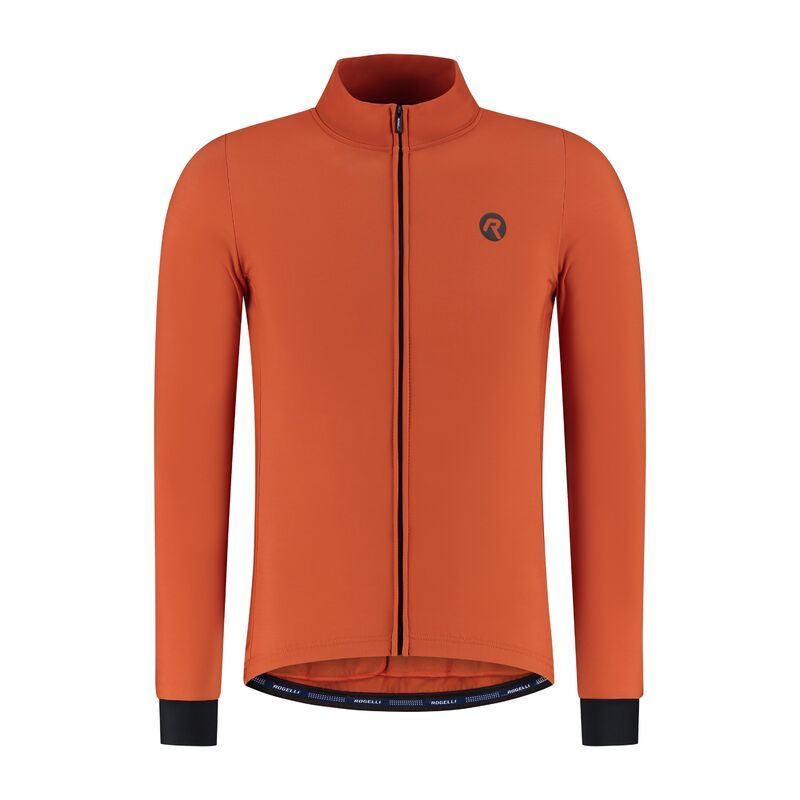 Rogelli SIGNATURE long sleeve t-shirt orange 2XL Rogelli/Rower/Men/Koszulki Długi Rękaw Your Sports Performance